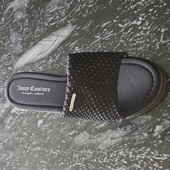 BRAND NEW JUICY COUTURE OPEN TOE RHINESTONE  PLATFORM  SANDALS R3 - Picture 16 of 16